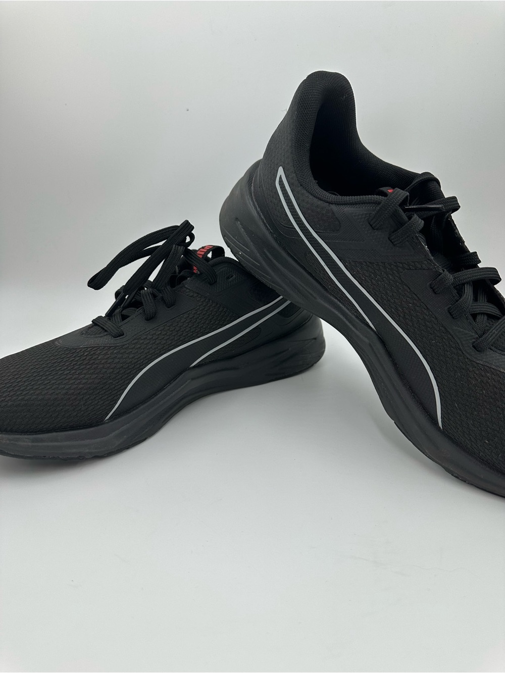 Puma Men's Black Athletic Sneakers with SoftFoam+